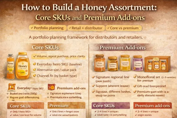 How to Build a Honey Assortment: Core SKUs and Premium Add-ons