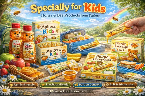 Kids honey and bee products from Türkiye supply